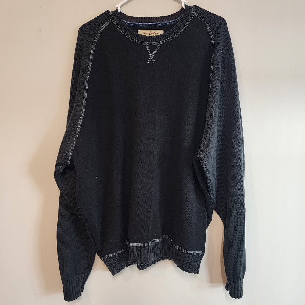 Tommy Bahama Black Crewneck Sweater